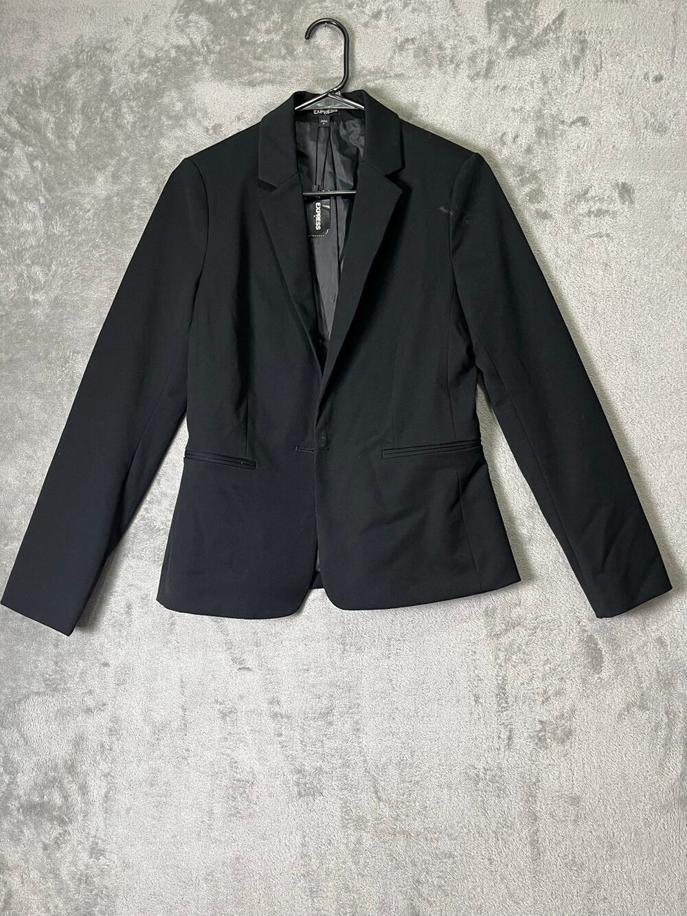 Express Tailored One Button Blazer Corporate Chic Workwear Jacket Size 4 New
